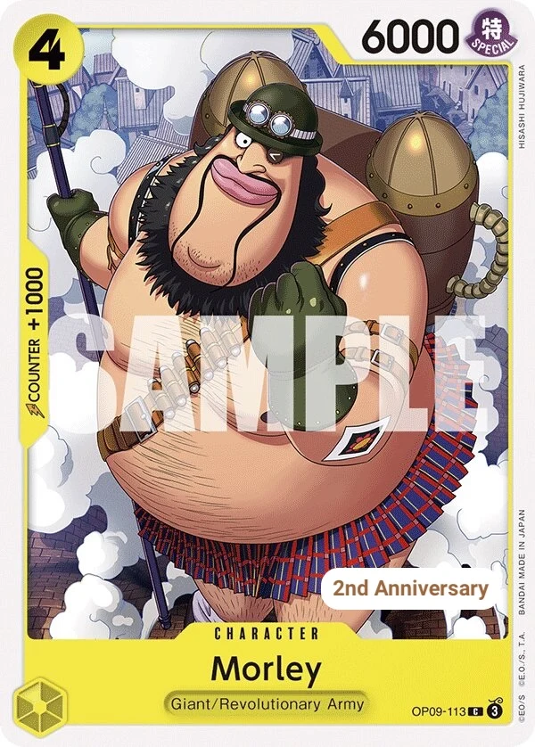 Carte One Piece anglaise Morley OP09-113 C