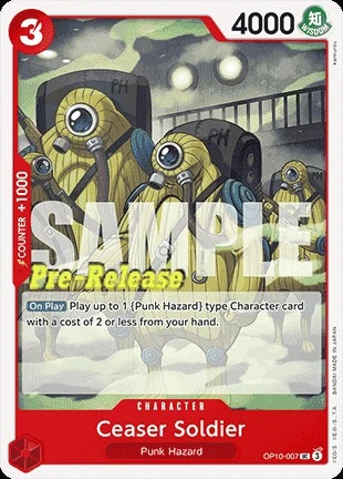 Carte One Piece anglaise OP10-007 Ceaser Soldier