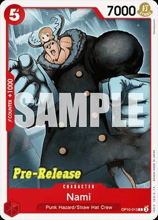 Carte One Piece anglaise OP10-013 Nami