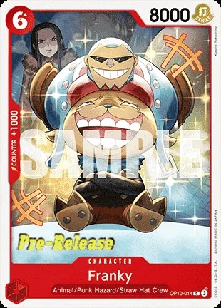 Carte One Piece anglaise OP10-014 Franky