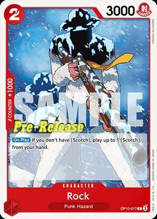 Carte One Piece anglaise OP10-017 Rock