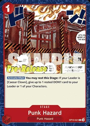 Carte One Piece anglaise OP10-021 Punk Hazard
