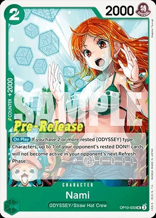 Carte One Piece anglaise OP10-033 Nami