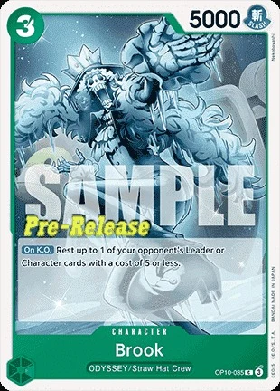 Carte One Piece anglaise OP10-035 Brook