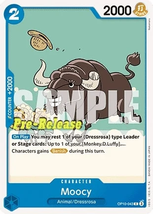 Carte One Piece anglaise OP10-043 Moocy
