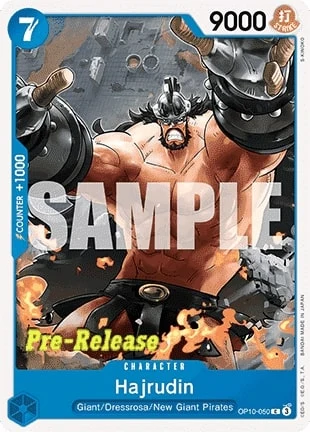 Carte One Piece anglaise OP10-050 Hajrudin