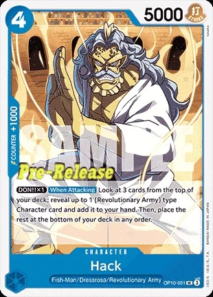 Carte One Piece anglaise OP10-051 Hack