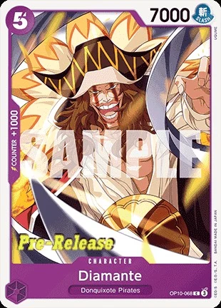Carte One Piece anglaise OP10-068 Diamante