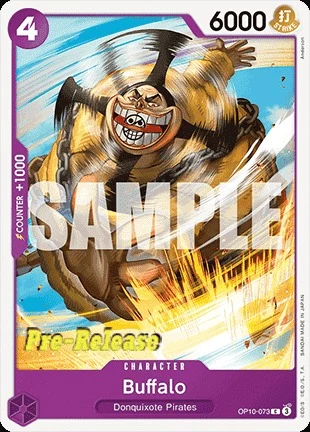 Carte One Piece anglaise OP10-073 Buffalo