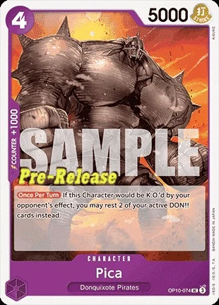 Carte One Piece anglaise OP10-074 Pica