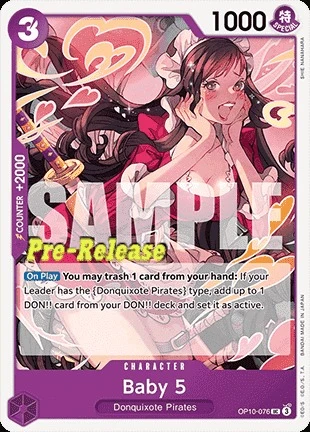 Carte One Piece anglaise OP10-076 Baby 5