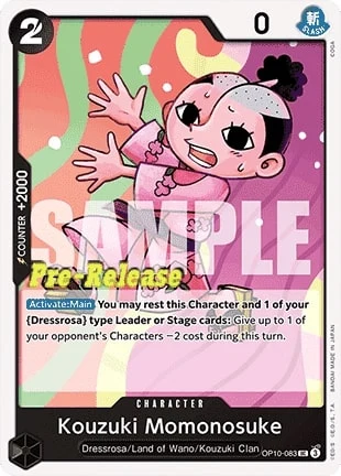 Carte One Piece anglaise OP10-083 Kouzuki Momonosuke