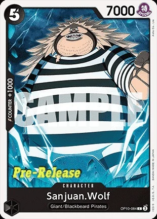 Carte One Piece anglaise OP10-084 Sanjuan.Wolf