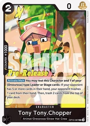 Carte One Piece anglaise OP10-087 Tony Tony.Chopper