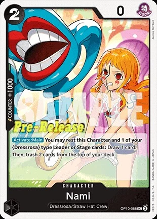 Carte One Piece anglaise OP10-088 Nami