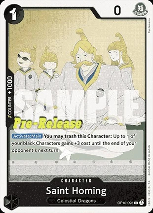 Carte One Piece anglaise OP10-093 Saint Homing