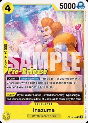 Carte One Piece anglaise OP10-100 Inazuma