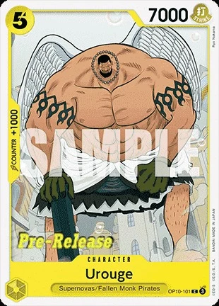 Carte One Piece anglaise OP10-101 Urouge