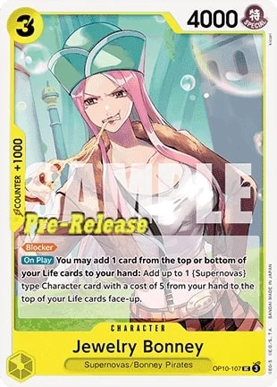 Carte One Piece anglaise OP10-107 Jewelry Bonney