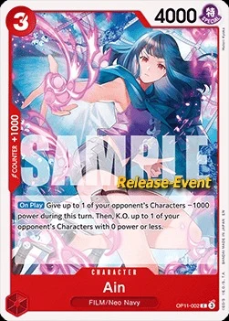 Carte One Piece anglaise OP11-002 Ain