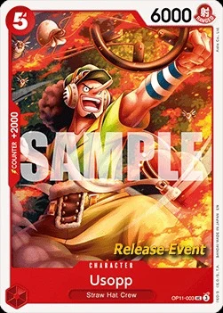 Carte One Piece anglaise OP11-003 Usopp