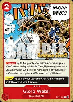 Carte One Piece anglaise OP11-019 Glorp Web!!