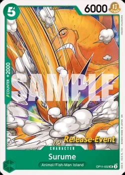 Carte One Piece anglaise OP11-032 Surume
