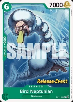 Carte One Piece anglaise OP11-033 Bird Neptunian