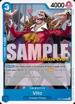 Carte One Piece anglaise OP11-042 Vito