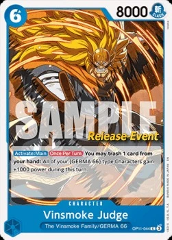 Carte One Piece anglaise OP11-044 Vinsmoke Judge