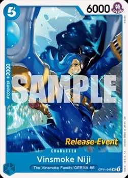 Carte One Piece anglaise OP11-045 Vinsmoke Niji