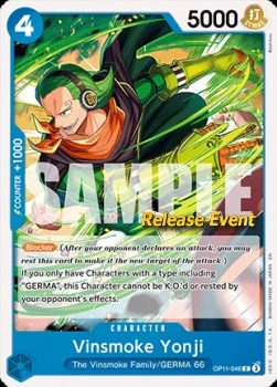 Carte One Piece anglaise OP11-046 Vinsmoke Yonji