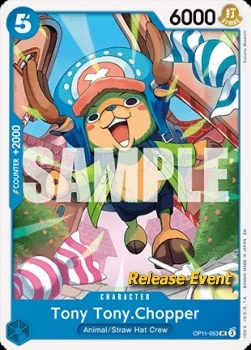 Carte One Piece anglaise OP11-053 Tony Tony.Chopper