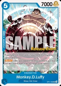 Carte One Piece anglaise OP11-058 Monkey.D.Luffy