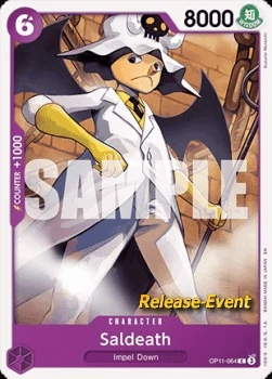 Carte One Piece anglaise OP11-064 Saldeath