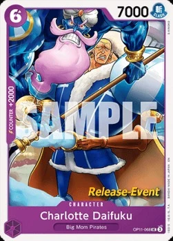 Carte One Piece anglaise OP11-068 Charlotte Daifuku
