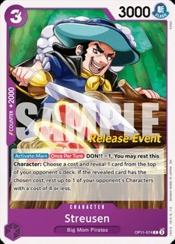 Carte One Piece anglaise OP11-074 Streusen