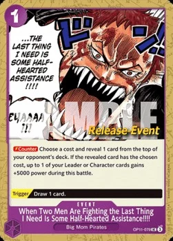 Carte One Piece anglaise OP11-079 When Two Men Are Fighting the Last Thing I Need Is Some Half-Hearted Assistance!!!!