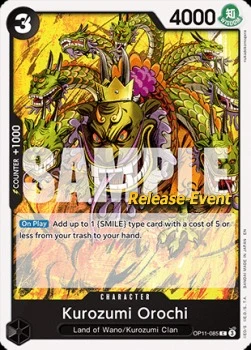 Carte One Piece anglaise OP11-085 Kurozumi Orochi