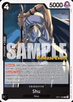 Carte One Piece anglaise OP11-088 Shu