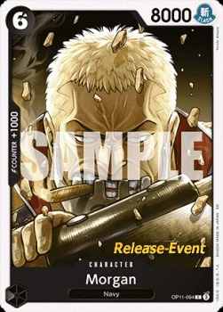 Carte One Piece anglaise OP11-094 Morgan