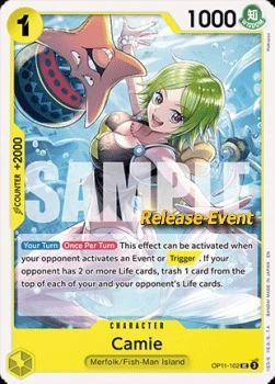 Carte One Piece anglaise OP11-102 Camie