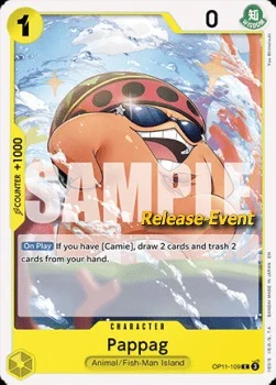 Carte One Piece anglaise OP11-109 Pappag