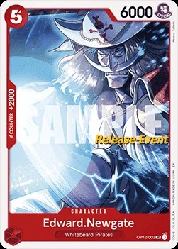 Carte One Piece anglaise OP12-002 Edward.Newgate