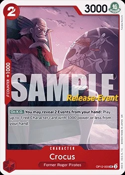 Carte One Piece anglaise OP12-003 Crocus