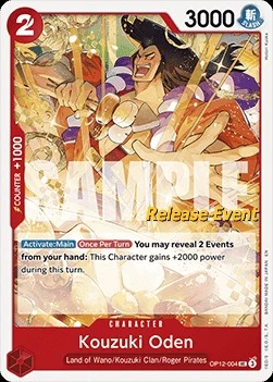 Carte One Piece anglaise OP12-004 Kouzuki Oden