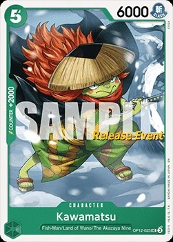 Carte One Piece anglaise OP12-023 Kawamatsu