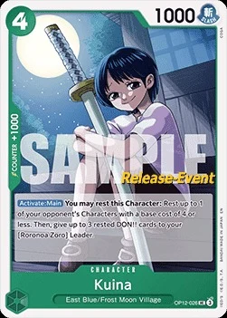 Carte One Piece anglaise OP12-026 Kuina
