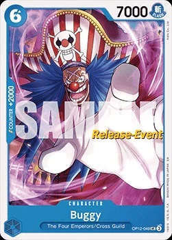 Carte One Piece anglaise OP12-049 Buggy