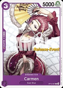 Carte One Piece anglaise OP12-067 Carmen